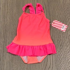 Billieblush One Piece Swimsuit Pink Ombré Size 3